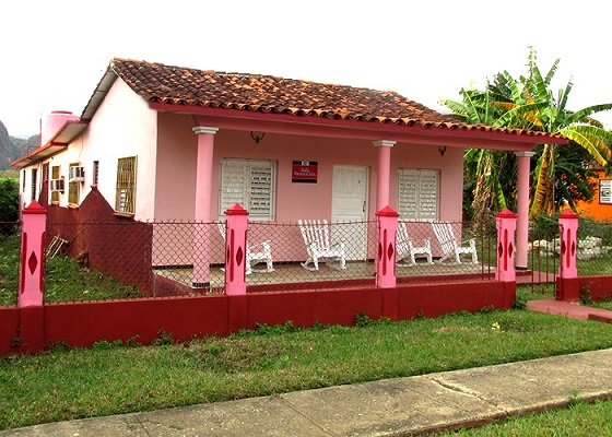 'House view' Casas particulares are an alternative to hotels in Cuba.